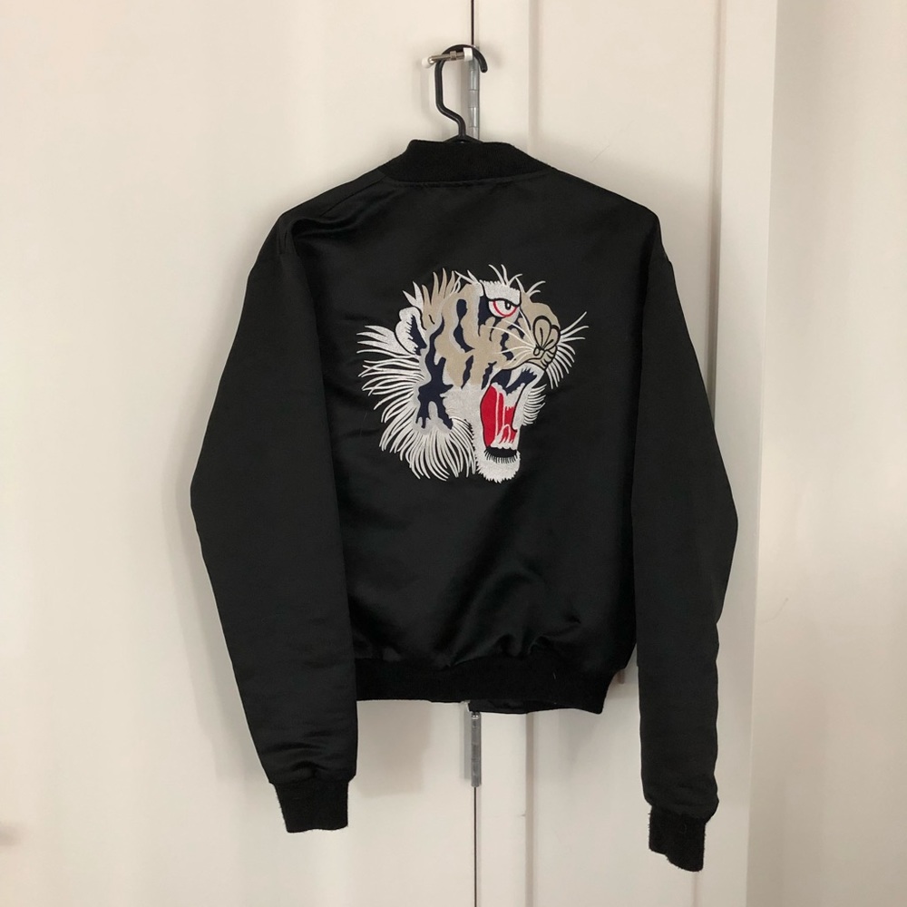 Vintage Satin Bomber